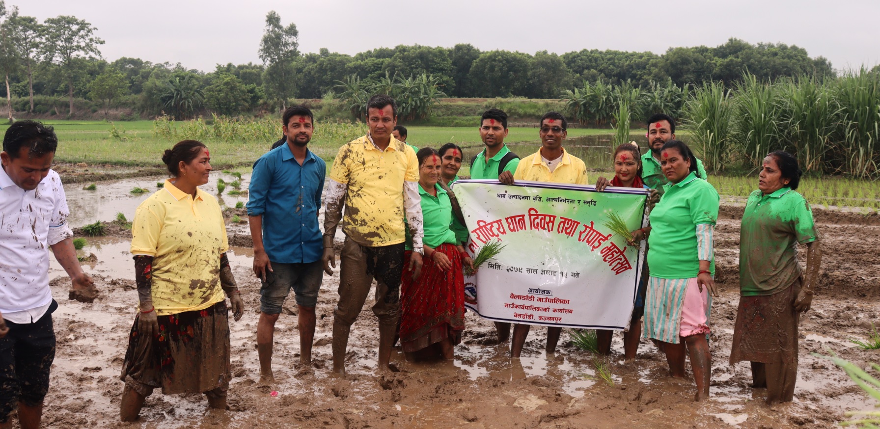 बेलडाँडीमा पनि १९ औँ राष्ट्रिय धान दिवस